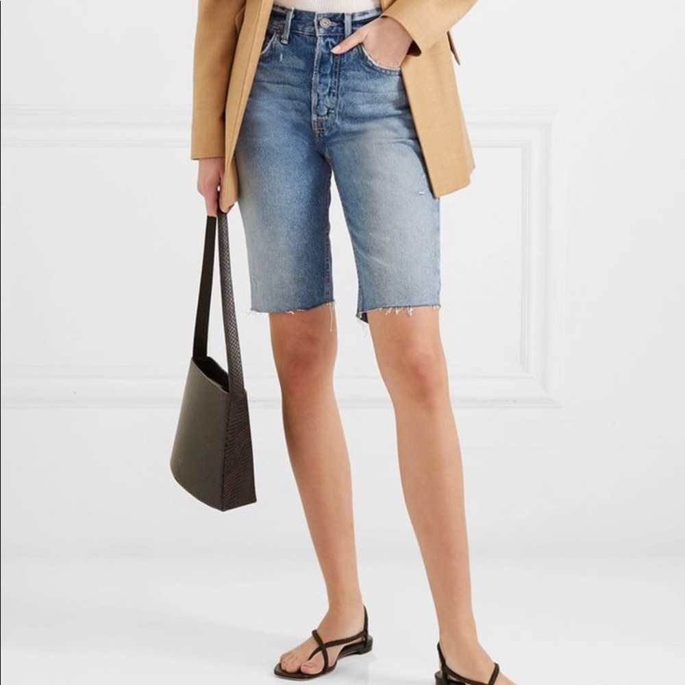GRLFRND Beverly Denim Jean Shorts Distressed Won't Back Down
